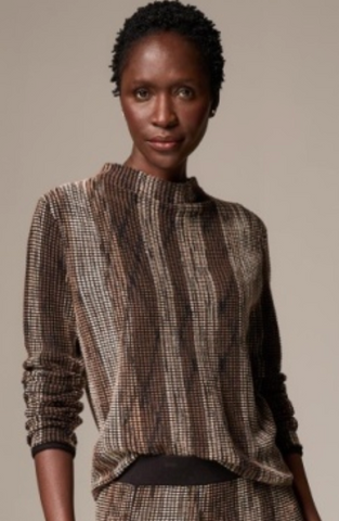 Nic & Zoe Ombre Pixel Knit Sweater