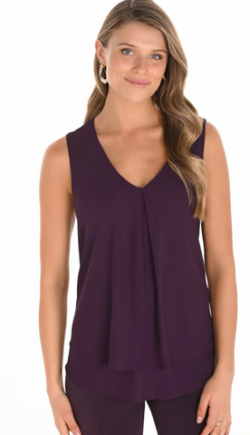 Frank Lyman Deep Plum Camisole