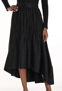 Frank Lyman Black Low High Skirt