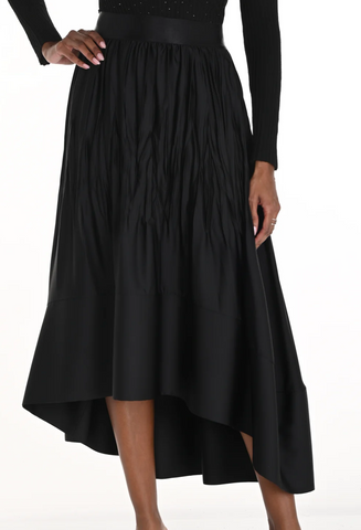 Frank Lyman Black Low High Skirt