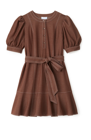 Cartolina Bonnie Mini Mocha Dress
