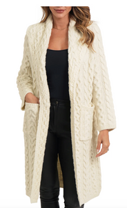 Love Token Ivory Trevor Cardigan