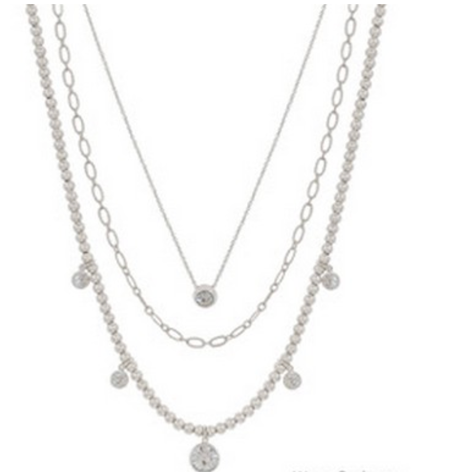 MB Silver Adora Necklace