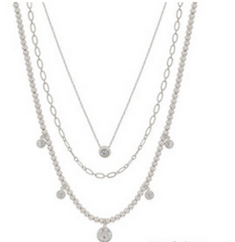 MB Silver Adora Necklace