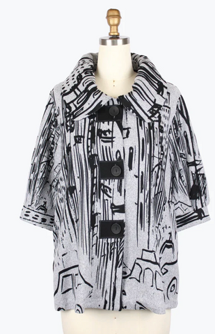 Damee Cityscape Swing Jacket