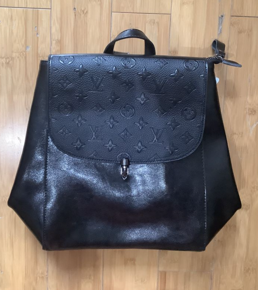 Moonlighting Black Backpack W Black LV
