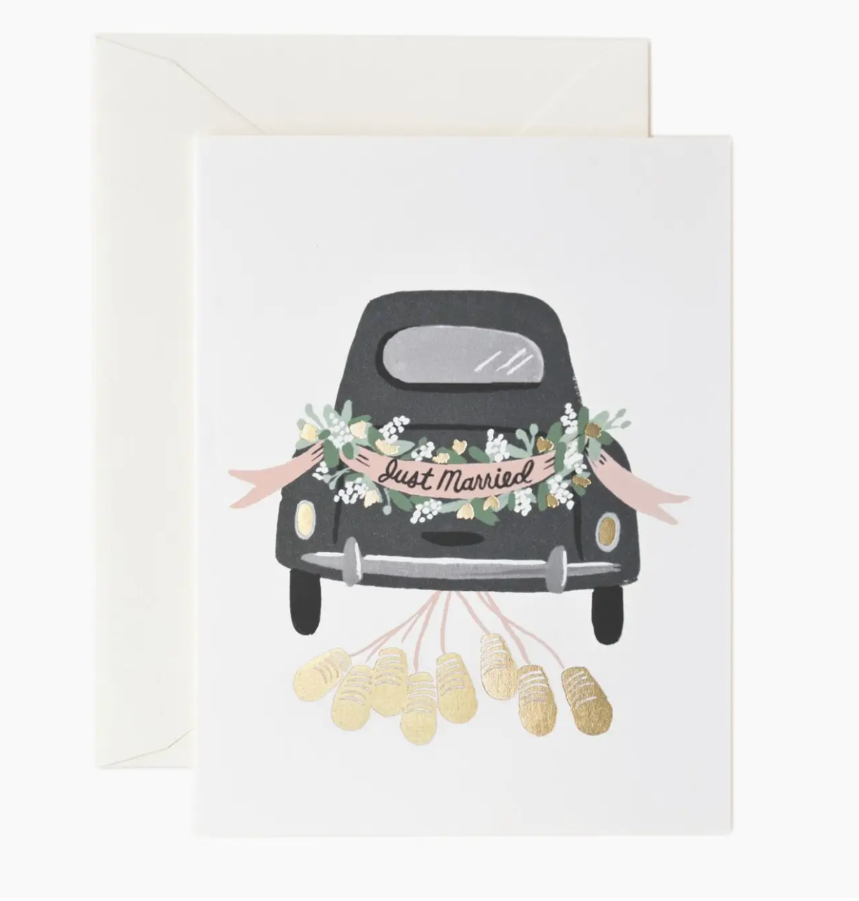 Rifle Paper Just Married Getaway Card