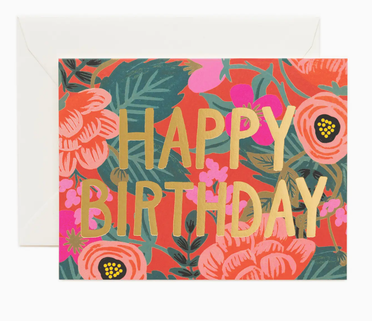 Rifle Paper Poppy Birthday Card