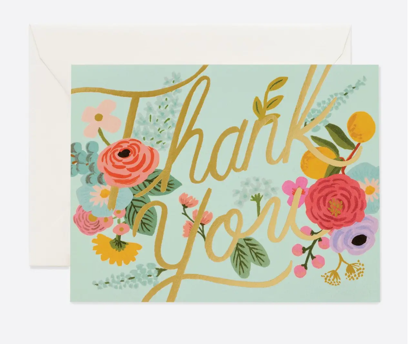 Rifle Paper Mint Garden Thank You Card
