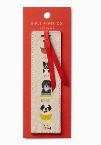 Rifle Paper Studious Dogs Bookmark