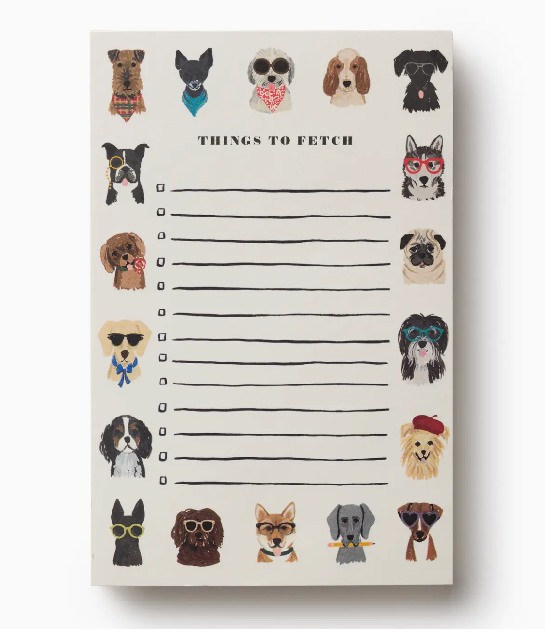 Rifle Paper Things To Fetch Notepad