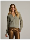 Lisa Todd Star Shine Antique Gold Sweater