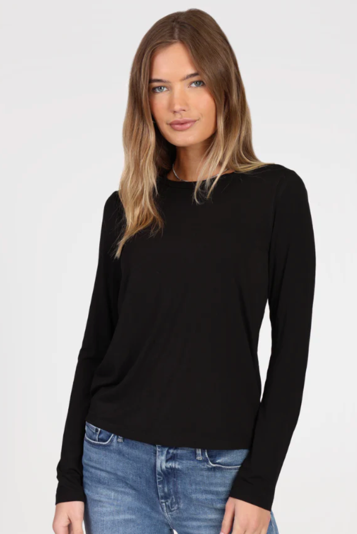 Dylan Chic Black Staple Tee