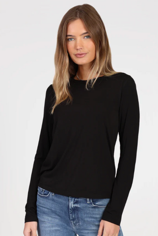 Dylan Chic Black Staple Tee