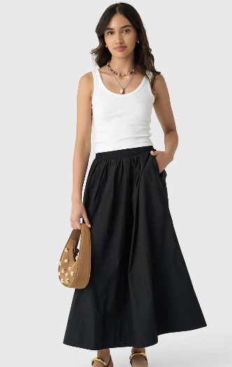 Asher Kaye Poplin Skirt