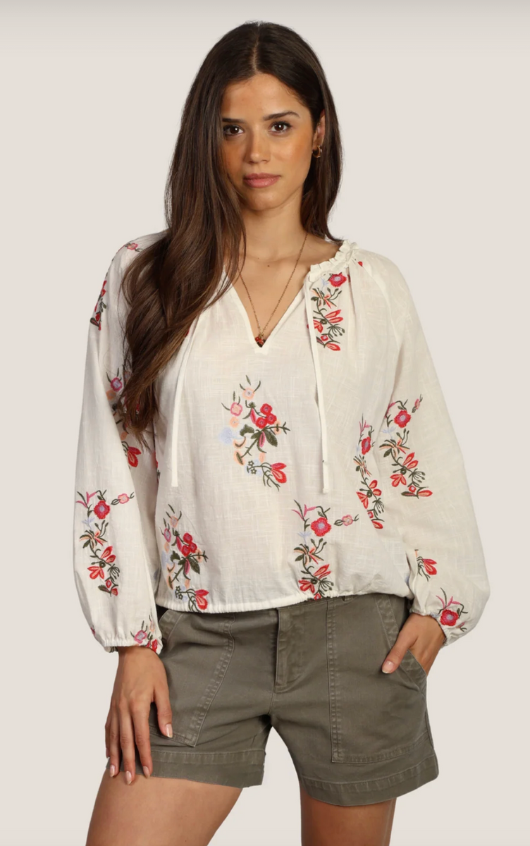 Dylan Flower Child Blouse-Multi – Chauette