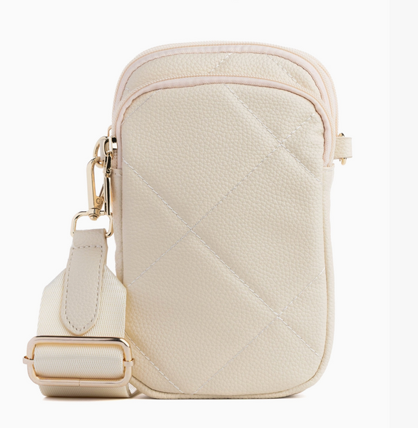 Haute Shore Atlas Cargo Phone Crossbody-Vanilla