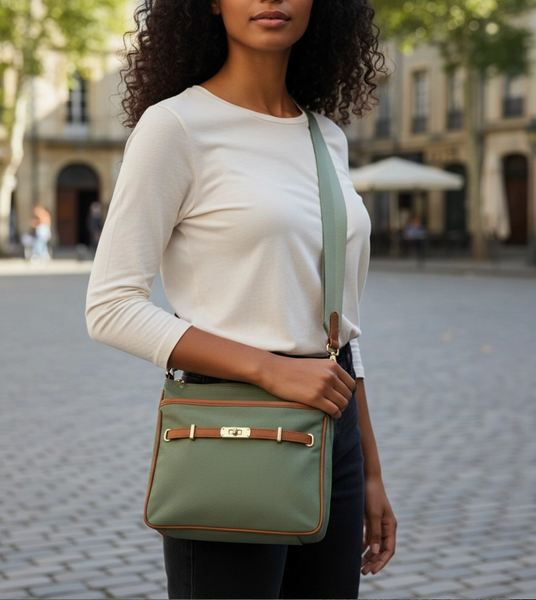 Haute Shore Kelly Dublin Canvas Crossbody-Green