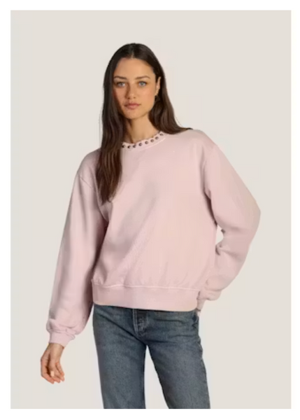 Dylan Goldie Cotton Sweatshirt-Shale Gray