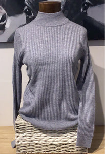 DH Quarry Ribbed Cashmere Turtleneck Sweater