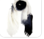 Chan Luu Black and White Ombre Scarf