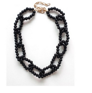 Meghan Browne Berry Black Necklace