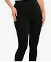 Spanner Fleece Lined Black Legging