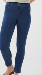 French Dressing Olivia Slim Ankle Jean Dark Indigo 2968711