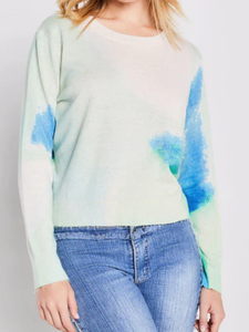 Lisa Todd Day Dreamer Aqua Pop Sweater