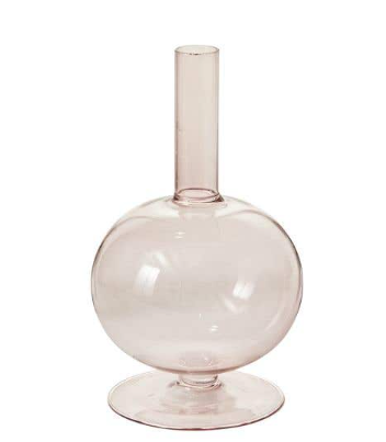 AD Large 4.5" x 8"Malaga Pink Vase 43753