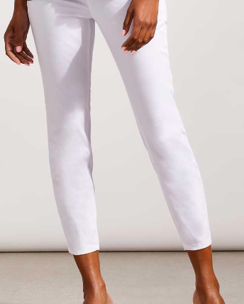 Tribal White Audrey Pull On Skinny Ankle Jean