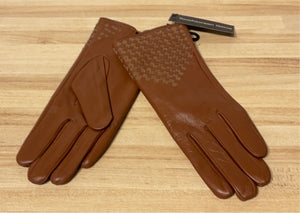Mademoiselle Cognac Leather E Touch Glove