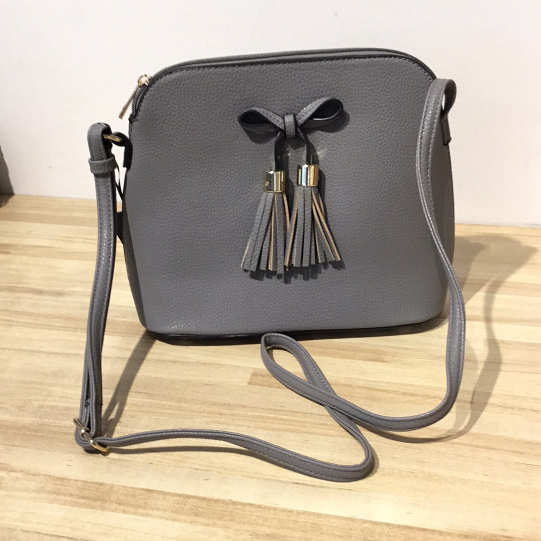 Hanlons Grey W/ Bow Handbag