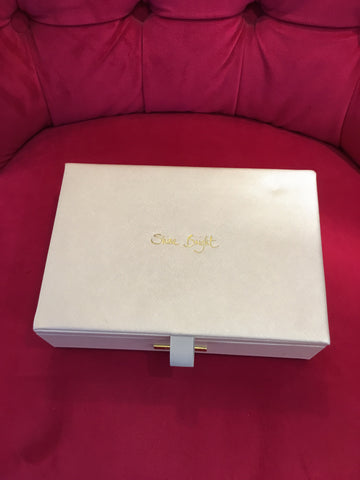 Katie Loxton Jewellery Box Shine Bright - Metallic White